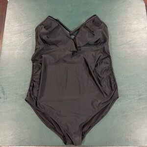 Isabel Maternity by Ingrid & Isabel Black One-Piece Swimsuit BNWOT